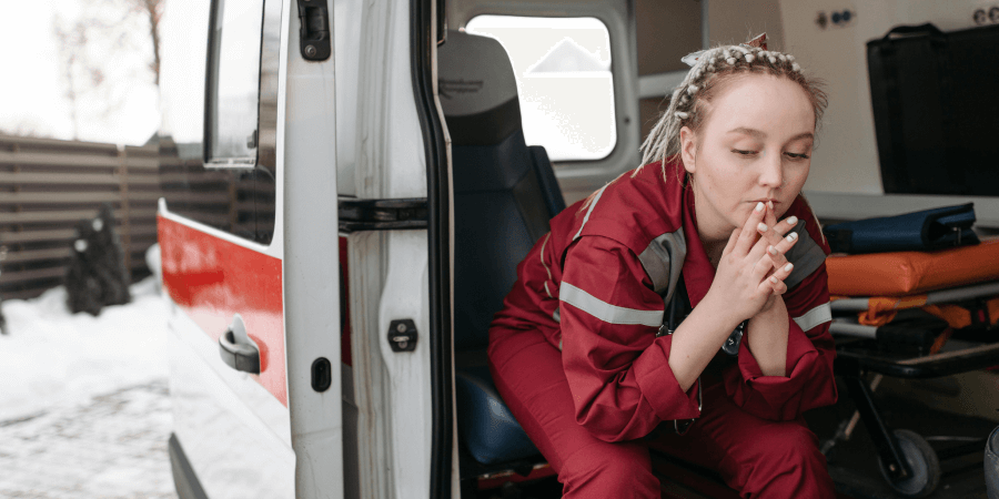 Stressed Paramedic