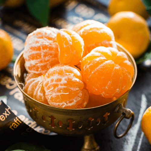 Bowl Of Tangerine Segments