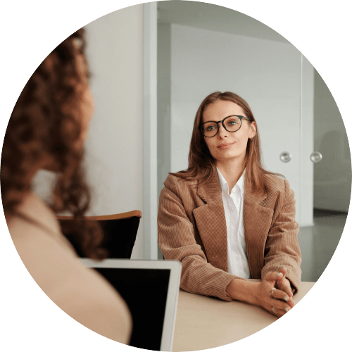 Business Woman In Job Interview