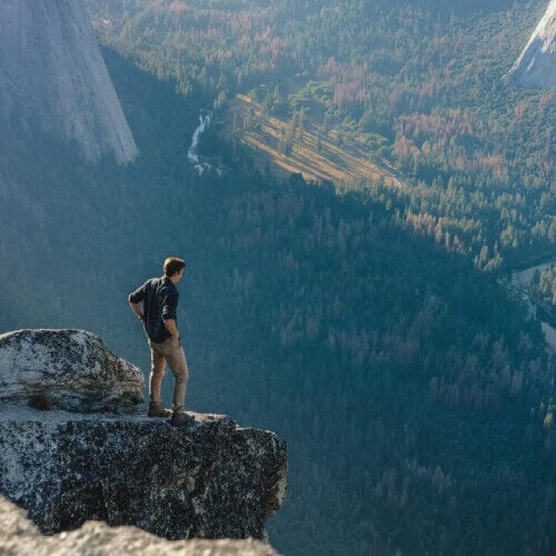 Man On Mountain